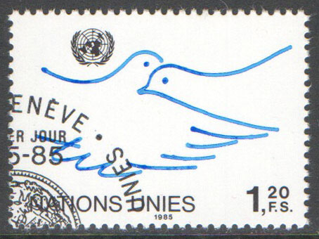 United Nations Geneva Scott 134 Used
